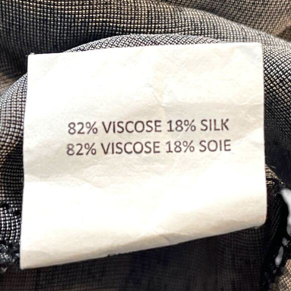 Ramy Brook Lennon Silk-Blend Velvet Midi Dress Black Grey Leopard Print Sz 8 NEW - Picture 8 of 9